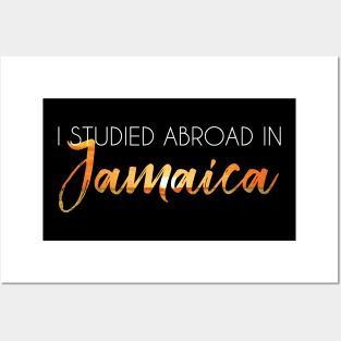 I Studied Abroad in Jamaica: White Text Posters and Art